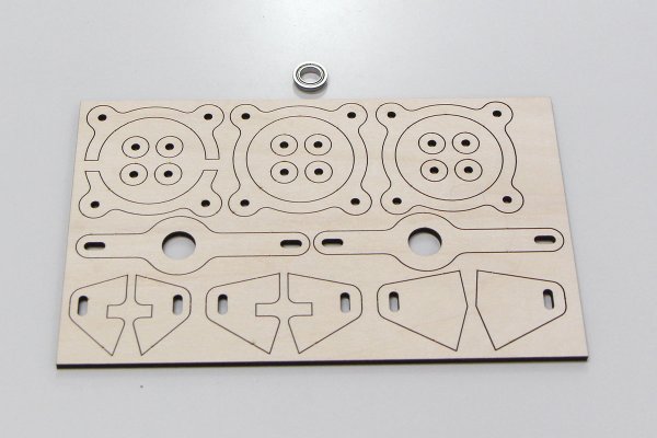 画像2: リヤーサポート70用（ダイレクトモーター用） (2)