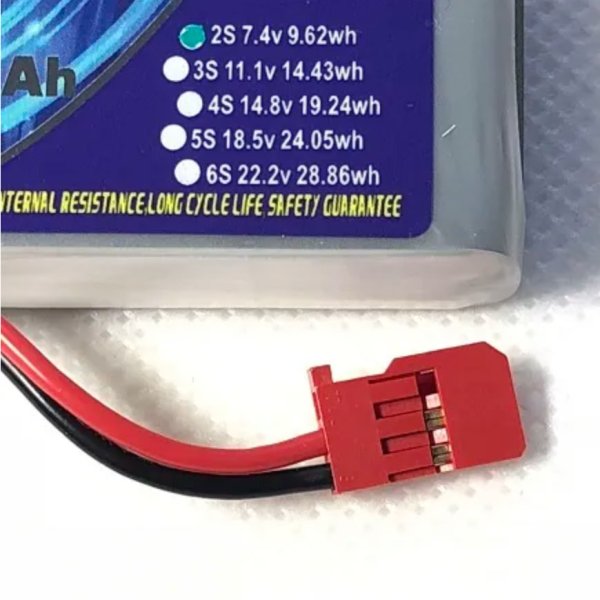 画像2:  FULLYMAX  受信機用 Lipo 1300mA(期間限定特価)  (2)