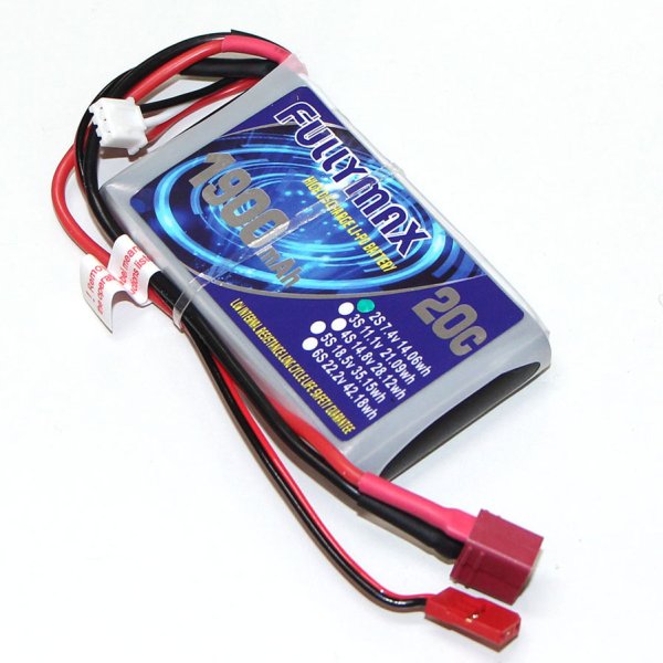 画像1:  FULLYMAX  受信機用 Lipo　1900mA（期間限定特価）  (1)